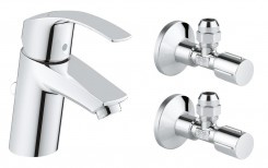 Смеситель для раковины Grohe Eurosmart с угл. вент. 23588000