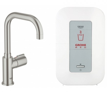 Вертикальный вентиль для мойки и бойлер (4 л.) Grohe Red 30147 DC0