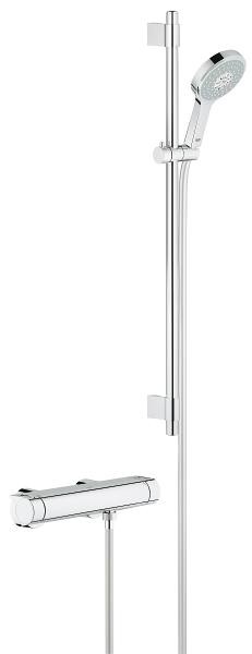 Термостат для душа с душевым гарнитуром Grohe Grohtherm 2000 34482 001